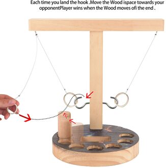 Party Bar Drink Interactieve Speelgoed Verzamelen Games Ring Toss Haak Met Shot Ladder Bundel Houten Loop Cultiveren Relatie Speelgoed