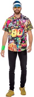 Party Blouse 80's Heren Multikleur - Print
