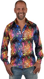 Party Blouse Colour Drops Heren Multikleur - Print