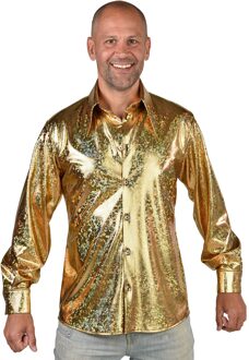Party Blouse Holografisch Goud James Goud - Brons