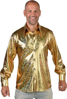 Party Blouse Holografisch Goud James Goud - Brons