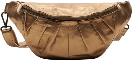 Party Bum Crossbody Heuptas koper damestas Bruin - H 16 x B 35 x D 8 cm