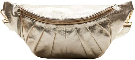 Party Bum Crossbody Heuptas licht goud damestas - H 16 x B 35 x D 8 cm