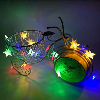 Party Decor Light String 2M 10 LED Crystal Clear Star Fairy String Light Wedding Party Outdoor Decor lamp veelkleurig