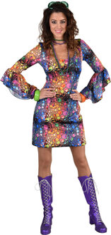 Party Jurk Colour Drops Dames Multikleur - Print