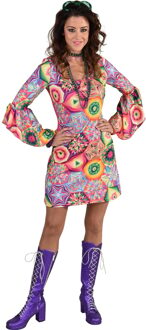 Party Jurk Funky Dames Multikleur - Print