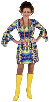 Party Jurk Groovy Colours Dames Multikleur - Print