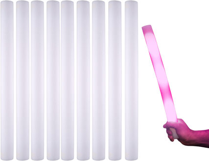 Party lichtstaaf - 20x - roze LED licht - 48 cm - lichtgevende staaf - feestartikelenen
