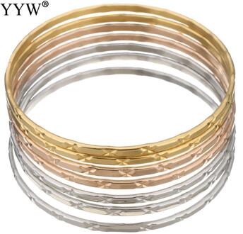 Party Meisje Sieraden Armbanden Bloem Cut Rvs Armbanden & Bangle Set Voor Vrouwen 7 stks/set