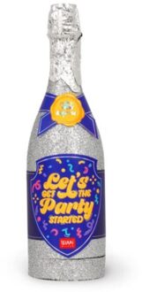 party popper confettikanon - zilver