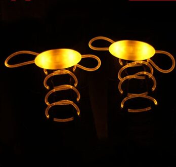 Party Schaatsen Charmant Led Flash Light Up Glow Schoenveters Veters Shoestrings Kleur Schoenveter Schoen Accessoires oranje