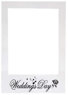 Party Selfie Photo Booth Props Wit Verjaardag Gebruik Photo Booth Rekwisieten Diy Decoratie Mooie Bruiloft Dag Anniversary Blank