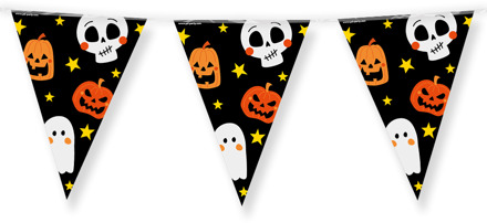 Party Vlaggenlijn Happy Halloween (10m) Multikleur - Print