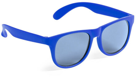 Party zonnebril - blauw - kunststof - UV400 - verkleedbril voor volwassenen