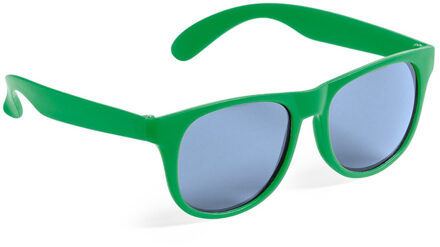 Party zonnebril - groen - kunststof - UV400 - verkleedbril voor volwassenen
