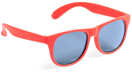 Party zonnebril - rood - kunststof - UV400 - verkleedbril voor volwassenen