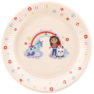Partyborden Gabby's Dollhouse 23cm (6st) Multikleur - Print