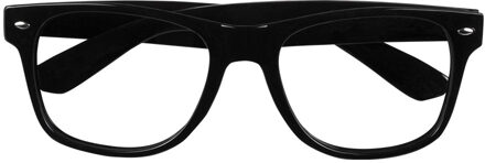 Partybril Nerd Zonder Glazen 15 X 13 Zwart