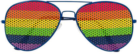 Partybril Rainbow Rock Multikleur - Print