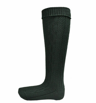 partychimp Oktoberfest Tiroler verkleed kousen - donkergroen - maat 43-46 - volwassenen