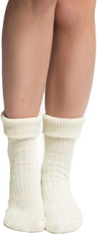 partychimp Oktoberfest Tiroler verkleed kousen - wit - maat 35-38 - volwassenen