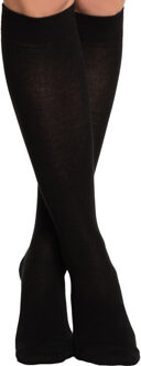 partychimp Verkleed kniesokken/kousen - zwart - one size - voor dames