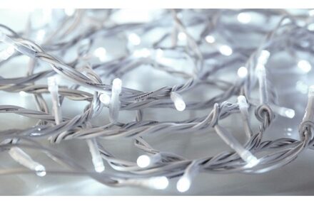 Partydeco Decoratie LED bruiloft verlichting wit 10m