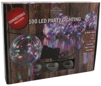 Partylight x10 bol multikleur ip44 timer