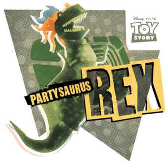 Partysaurus Rex Trui - Wit - S - Wit