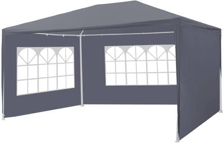 Partytent 3x4m Donkergrijs Budget