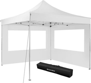 Partytent Olivia 3x3 m met 2 zijdelen Wit