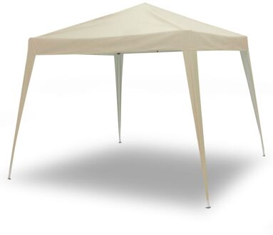 Partytent opvouwbaar / Vouwtent Paviljoen 330x330 cm - Beige