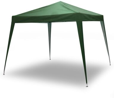 Partytent opvouwbaar / Vouwtent Paviljoen 330x330 cm - Groen