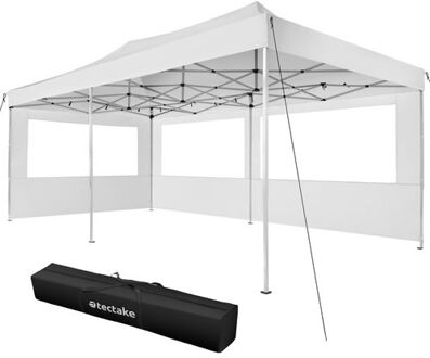 Partytent Viola 3x6 m met 2 zijdelen wit - 403158