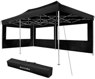 Partytent Viola 3x6 m met 2 zijdelen Zwart