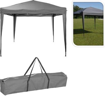 Partytent vouwbaar 300xh250cm grijs