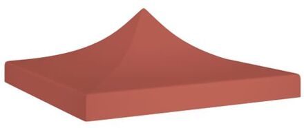 Partytentdak 270 g/m² 3x3 m terracotta Bruin