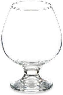 Pasabahce Bistro likeur glazen - glas - set 6x stuks - 395 ml Transparant