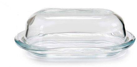 Pasabahce Glazen botervloot - afsluitbare deksel - 20 x 12 x 6 cm