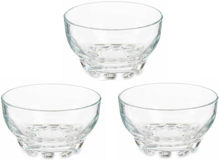 Pasabahce IJcoupes/IJsjes/Dessert serveer schaaltjes - set 18x stuks - kristal glas - 275 ml - IJsjeshouders