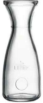 Pasabahce Pasabache water karaffen van 0.25 liter - glas - transparant - Sapkannen/waterkannen