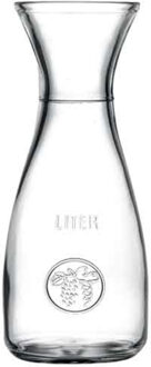 Pasabahce Pasabache water karaffen van 1.0 liter - glas - transparant - Action products