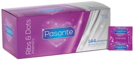 Pasante Ribs & Dots Intensity condooms 144 stuks