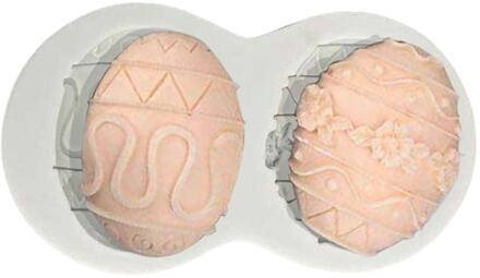 Pasen Bunny Vorm Siliconen Cakevorm Muffin Chocolade Cookie Bakvorm Cookie Cutter Biscuit Cakevorm Taart Decoratie groen