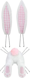 Pasen Decor Levert Cartoon Bunny Butt Vorm Leuke Faceless Pop Pasen Decoratie Ornamenten Paashaas Decor Zonder Krans