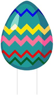 Pasen Decoraties Outdoor Bunny Chick Eieren Yard Tekenen Tuin Decor Teken Outdoor Achtertuin Gazon Decor Pasen Decoraties