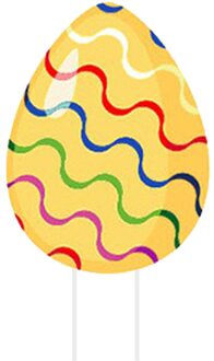 Pasen Decoraties Outdoor Bunny Chick Eieren Yard Tekenen Tuin Decor Teken Outdoor Achtertuin Gazon Decor Pasen Decoraties