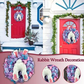 Pasen Dief Bunny Butt Met Oren Cartoon Bunny Vorm Leuke Decoratie Ornamenten Pasen Leuke Bunny Decoratie Krans 127