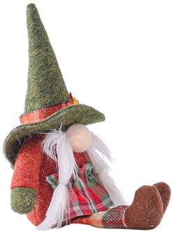 Pasen Faceless Pop Decoraties Kamer Desktop Decoratie Staande Post Little Faceless Man Ornament Pasen Aanwezig Cadeau Donker Kaki