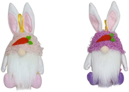 Pasen Faceless Pop Decoraties Kamer Desktop Decoratie Staande Post Little Faceless Man Ornament Pasen Aanwezig Cadeau leger groen